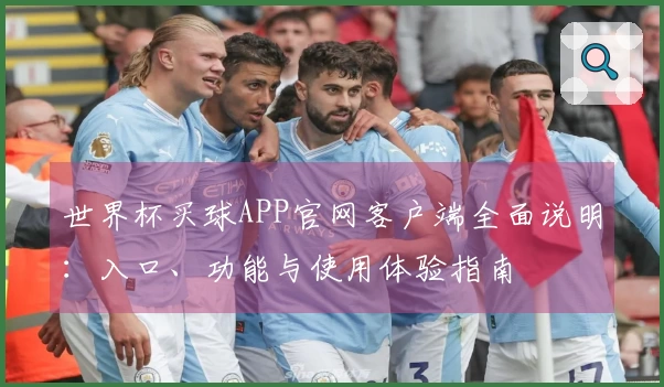 世界杯买球APP官网客户端全面说明：入口、功能与使用体验指南